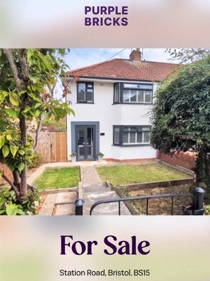 Hosting friends without disappearing into the kitchen? This Bristol home's open-plan layout keeps you part of the conversation 🥂 - 3 bedroom end-of-terrace home - Open-plan kitchen/dining/living space - 2 reception rooms - Garden office - Garage and off-street parking #purplebricks #propertytok #HouseTourUK #bristolproperty 
