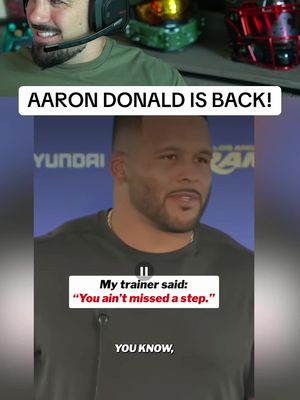 AARON DONALD IS BACK!