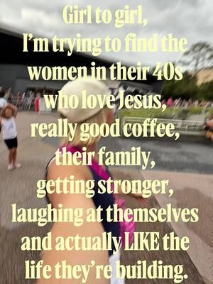 I KNOW you’re out there. 😂🤎 The women in their 40s who love Jesus deeply, love their people fiercely, want to feel strong and healthy, drink really good coffee, laugh A LOT, and are genuinely excited about the life they’re building. Not trying to be 25 again. Not waiting for some “better” version of life. Just growing, becoming, creating, loving our people and having a whole lot of fun while we do it. If that sounds like you… HIIII. 🥹👋🏻 I think we just found each other. #WomenInTheir40s #MidlifeJoy #FaithFilledLife #Over40Lifestyle #ugccreator 