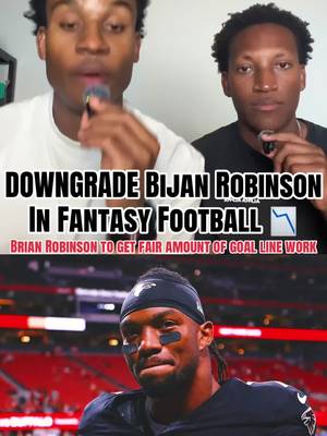 Not fading Bijan Robinson at all, but you wish he was going to get all goal line carries. It looks like he may get vultured at the goal line yet again. Jahmyr Gibbs should be the clear no.1 pick in fantasy football after this news. Bijan comes in at no.2 no question #fantasyfootball #fantasyfootballtips #fantasyfootballadvice #bijanrobinson #jahmyrgibbs 
