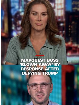 MapQuest is making an unexpected comeback after defying Trump’s renaming of Lake Ontario to "Lake America." MapQuest General Manager Doug Berger told Erin Burnett that usage is "through the roof," with downloads surging to more than 1.5 million. "It was not intended to be a political stance...it's fun that we're talking about geography," Berger added.