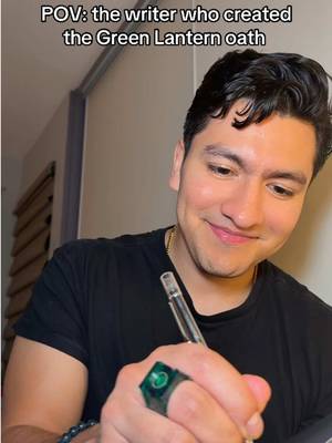 The writer who created the Green Lantern oath 😮‍💨🔥 #greenlantern #lanterns #dcu #blurayangel #comic 