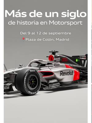📍Plaza Colón, Madrid​ 🗓️ 9 al 12 de Septiembre​ Ven a la exhibición de nuestra historia en Motorsport, conoce el Audi R26 y el resto de modelos que han marcado nuestra trayectoria. Podrás ganar 2 entradas para vivir todo el fin de semana de carrera en el Circuito Madring.​  Reserva tu plaza en el enlace de la bio.  #audi #audisport #carspotting