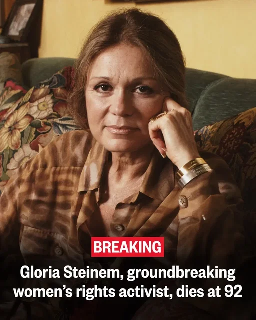 Gloria Steinem, a pioneering women’s rights activist, died Wednesday at age 92. The nationally recognized feminist journalist “passed away peacefully at her home in New York City, surrounded by some of the many who loved her,” stated a post shared on her Instagram account on Thursday. #gloriasteinem 