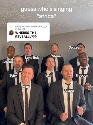 Replying to @Taylor Nicole | RN 🩺 Did you guess who was behind “Africa” by Toto before the reveal? 👀 #guesswhossinging #guesswhossingingchallenge #acappella #africa #toto 
