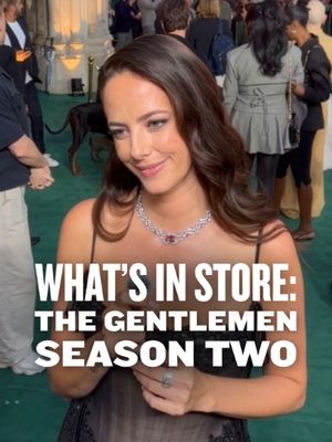 Let’s talk Season 2 👀 Darker, bolder and plenty more in store… We caught up with the cast of The Gentlemen Season 2 at the global premiere to find out what we can expect this time around. Stream now on Netflix. Created by Guy Ritchie. Produced by Moonage Pictures (part of ITV Studios) for Netflix and Miramax TV. #TheGentlemen