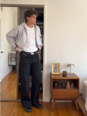 always showing off the selvedge denim pants: @Berlinc new uniform cut selvedge denim #fashion #fitinspo #outfit #minimalist #interior 