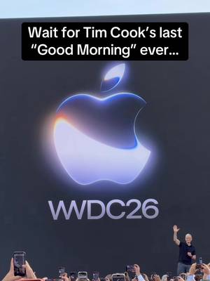 Tim Cook’s Final good morning was a beautiful one! We wish you all the best and welcome John Ternus! #goodmorning #apple #timcook #timcookapple 