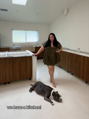 WE HAVE A KITCHEN!!! 🥹 I cannot believe we poured these countertops ourselves. #concretecountertops #DIY #kitchenrenovation #homereno