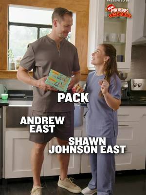 @ShawnJohnson vs. @AndrewDEast 👀 Who can pack FASTER? Try the new Snackables by @Lunchables , now available at your local grocery store #ad