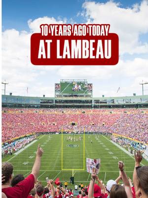 “I don’t think anyone outside our locker room thought we were going to win this game.” We did.  Remembering 10 years ago today at Lambeau Field 👐 #Badgers #CollegeFootball 
