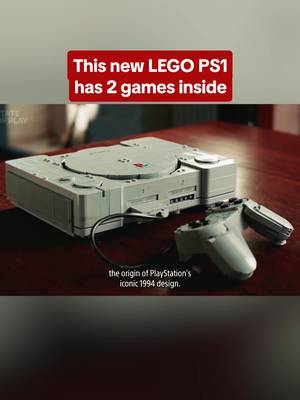 The LEGO PlayStation has dioramas from Ape Escape and Gran Turismo inside the console! #lego #playstation #apeescape #granturismo #gaming