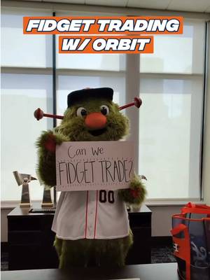 We fidget traded with Orbit, check out these giveaways! #MLB #Orbit #Baseball #HoustonAstros #FidgetTrading 