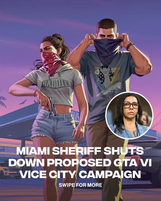 Miami Dade Sheriff Rosie Cordero-Stutz is pushing back against a proposed GTA 6 campaign that could turn parts of Miami into Vice City.  The pitch included Miami International Airport, public transit and beaches, but county officials say nothing has been approved. [📸: via/ GettyImages] 