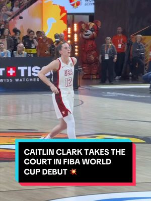 CC12 🤩 Caitlin Clark checks in for her World Cup debut with @USA Basketball! #USABWNT | #FIBAWWC #usab #caitlinclark #WNBA 