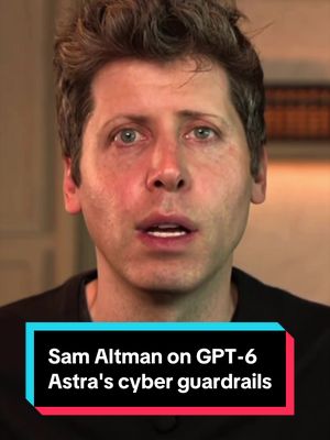 OpenAI is releasing a new generation of its technology, GPT-6 Astra, that the company is positioning as a key milestone in its decade-long push to build so-called artificial general intelligence. CEO Sam Altman joins Ed Ludlow to discuss safeguards. #OpenAI #Tech #AI #business #CEO 
