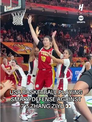 Gotta stop the inbounds by any means necessary 😅 Live Games on TNT, TruTV & HBO MAX 📺 #soniacitron #usabasketball #FIBAWWC #basketball #caitlinclark