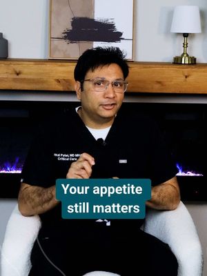 Your appetite does not need to disappear for a GLP-1 to be part of your care. Dr. Patel explains why eating and hydrating consistently still matter. Comment FREE to learn more about our GLP-1 programs. #GLP1 #Appetite #Nutrition