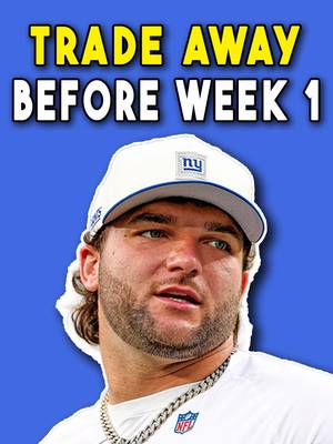 These are 4 running backs you need to trade AWAY before Week 1  #fantasyfootball 