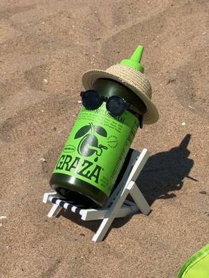 Drizzle just wants to Sizzle & Frizzle #graza #grazaoliveoil #drizzle #frizzle #Summer 