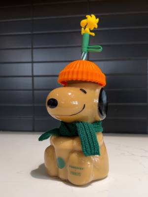 just us confirming it is real.  ​ Peanuts + Starbucks merch drops 9/15, available while supplies last in select global coffeehouses and on Starbucks Shop.​
