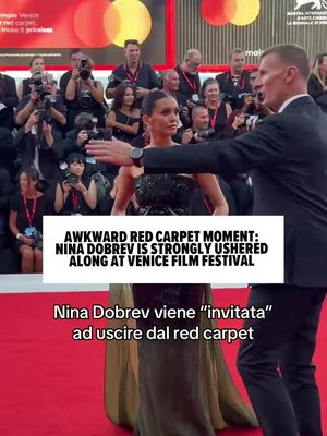 Nina Dobrev was ready for her close-up at the Venice Film Festival … but the ushers clearly had other plans, sending her away a little sooner than expected. 😳🤣 🎥: @thatsfabofficial via Storyful