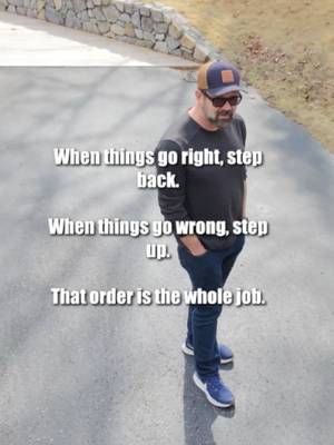 Bad leaders take credit for the wins and blame their team for the losses. Great leaders do the exact opposite. When your team succeeds, pass the spotlight to them. When things break down, step to the front and take accountability. Getting this order right is what separates respected managers from insecure bosses. Bigger isn't the win. Better is. #ExtremeOwnership #LeadershipMindset #ManagementSkills #ExecutiveCoaching #WorkplaceCulture #TeamTrust