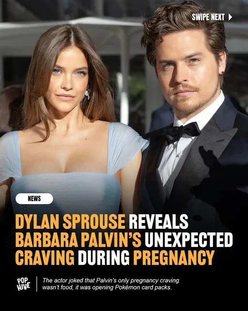Dylan Sprouse offered a playful glimpse into Barbara Palvin’s pregnancy, revealing that she developed an unusual craving for sports betting.  He joked that they eventually redirected that interest toward opening Pokémon card packs, which he compared to gambling. According to Sprouse, food cravings were notably absent from the equation.