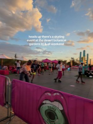 Saguaro & Skate is this weekend Sept 4-6th from 6-10pm at @Desert Botanical Garden #arizona 