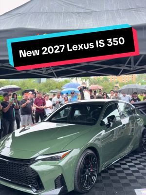 New Envious Green paint color! 💚 2027 Lexus IS Special Appearance Package limited to only 350 units for the North American market. Video by @winsgaragee  