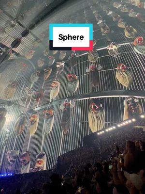 Aquí, cada visual convierte el concierto en una experiencia de 360 grados. #SphereExperience @Sphere @Carin LeonnEnLasVegas #SphereVegas