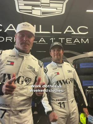 The best kind of weekends 🤪 #cadillacf1team #f1 #uniform #work 
