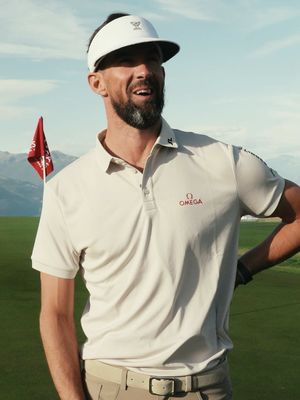 On course with Michael Phelps at the OMEGA Masters 2026. #MichaelPhelps #OMEGA​ #OMEGAGolf #OmegaEuropeanMasters 