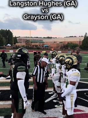 Grayson vs Langston Hughes was LOADED with Talent 😤⭐️ #highschoolfootball #georgia #fyp 