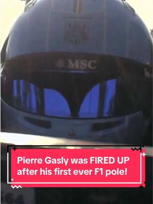 Pierre Gasly captured his first ever #Formula1 pole at the Italian Grand Prix and you can see just how much it means to him! 🥹👏 