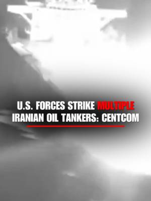 NEW: U.S. military strikes three Iranian oil tankers after IRGC launched missiles at U.S. Navy warships, CENTCOM confirms. “Let the message to the IRGC be clear: If you shoot at two of our ships, we will impose an even higher economic cost -- taking out three of yours," Adm. Brad Cooper, CENTCOM’s commander, said in a statement.  “We will not hesitate to defend American forces, and if necessary, destroy Iran’s limited and exposed oil fleet.”