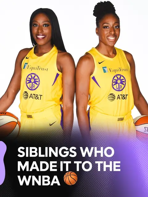 Making the WNBA and getting to hoop with your sibling gotta be one of the biggest flexes ever 😮‍💨🔥 #WNBA #basketball #sports #Siblings 