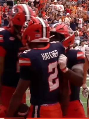 Angeli to Hatcher looking good 🎯 #cuse #syracuse #football #cusefootball 