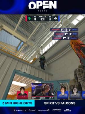@teamspirit vs @falconsesportsgg | 3 Minute Highlights - BLAST Premier Open Porto 2026 SEMIFINAL 🔥 Watch the FULL VIDEO on the BLAST Premier CS2 Highlights YouTube channel 📺 #BLASTPremier #cs2 #counterstrike #highlights #esports #gaming