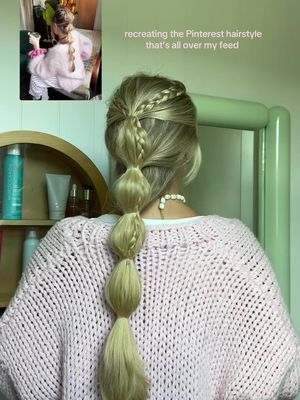 Adding braids to everything from now on 🪷 #fallhair #bubblebraids #updohairstyle #braidedhairstyles #fallhairstyles @The Drybar @Mane @DESIGNME Hair 