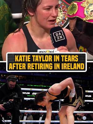 A storybook ending for Katie Taylor. One of the greatest careers of all time concludes in perfect fashion 👑🇮🇪 #TaylorPili