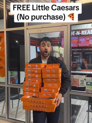 Free Little Caesars Pizza 🍕 #littlecaesars #fastfood 