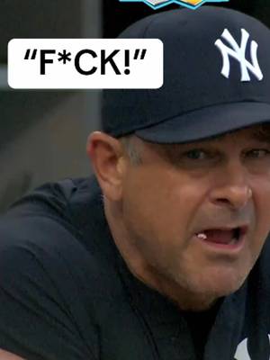 Aaron Boone was frustrated as Michael Fulmer struggled to find the strike zone #yankees #MLB #baseball #sports #coaching