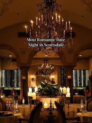 Hands down one of the most romantic date night spots and most highly regarded restaurants in Scottsdale.  If you are looking for an unforgettable culinary experience, Cafe Monarch is an absolute dream. From the moment you walk in, the decor is beautiful, and you are instantly immersed in timeless elegance. Candlelit tables, gorgeous chandeliers—you name it. It is the perfect romantic vibe. They are known for their incredible 8-course tasting menu, but they also offer a beautifully curated 4-course option. The service is next-level and just... flawless. They anticipate your every need before you even realize it yourself. If you are celebrating an anniversary, a birthday, or just want to experience a true gastronomic masterpiece in Arizona, you absolutely need to add this to your reservation list. 🥂 📍  Cafe Monarch 6939 E 1st Ave, Scottsdale, AZ 85251