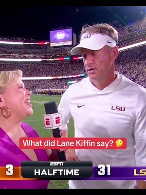 Lane Kiffin wasn’t holding back 😅 #lanekiffin #lsu #cfb #football #coach 