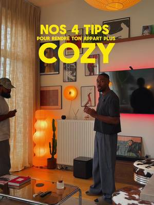 Voici nos 4 tips pour rendre votre appartement plus cozy 🙂‍↕️ avec @Davke_ 🫱🏾‍🫲🏽 Lequel vous manque encore chez vous ? 👀 #homedecor #appartement #cozyhome #cozyathome #interiordesign 
