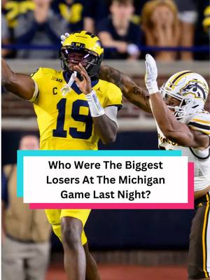 Who were the biggest losers in the Michigan vs Western Michigan game: the officials, the fans that stormed the field, or was it Bryce Underwood? #CollegeFootball #michigan #cfb #football #tiktokcampaign 