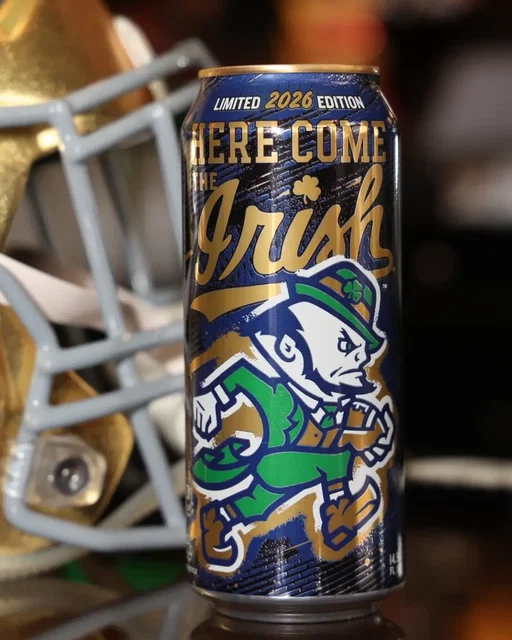 We’re ready for the season kickoff! Just in time for Green Bay, introducing our new Notre Dame x Guinness can. See you tonight! #guinness #notredame #football #thefightingirish