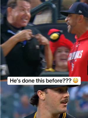 Update on the umpire who told a rookie to fix his hat 😳 #baseball #MLB #sports 