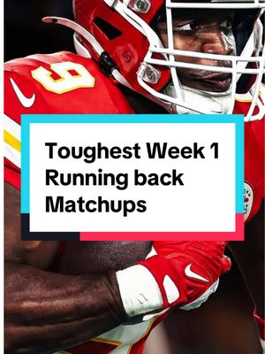 The toughest running back matchups for week 1 fantasy football #fantasyfootball #nfl #nflfootball #fantasyfootballtips #fantasyfootballadvice 